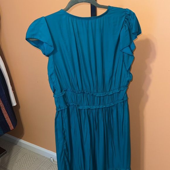 Knox Rose teal ruffle dress size small - Picture 12 of 15